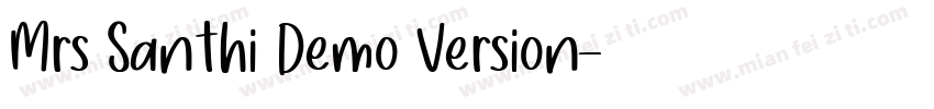 Mrs Santhi Demo Version字体转换